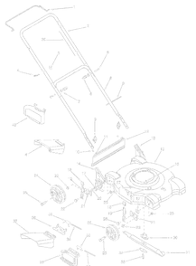 Part Location Diagram of 682-0143 Husky Pivot Arm Assembly